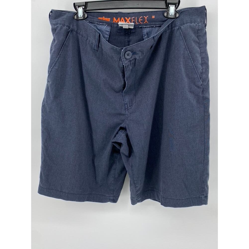 URBAN PIPELINE Men's Faded Black Max Flex Stretch Chino Shorts SZ 38